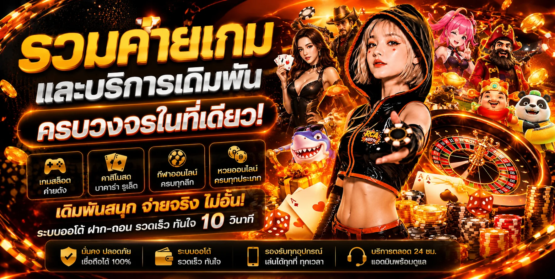 RCA669TH สล็อตเว็บตรง ฝากถอนไม่มีขั้นต่ำ สมัครฟรี